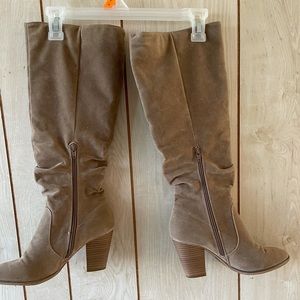 Tan boots
